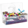 Panduro Hobby Pyssellåda med limpistol, pyssel & pysseltillbehör – 33,5×14×13,5 cm | Barn Pyssellådor