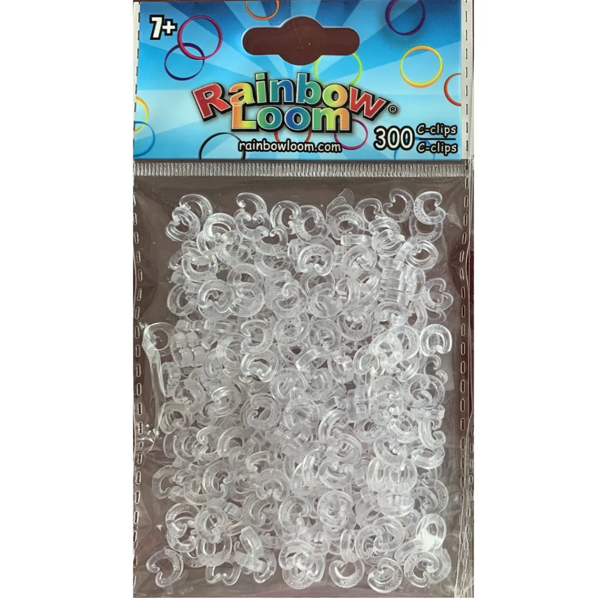 Barn Rainbow Loom C-clips 300 st.
