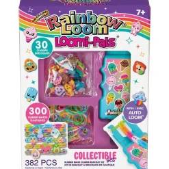 Barn Rainbow Loom Loomi-Pals, 320 looms, 30 charms, 50 clips & armbandsverktyg