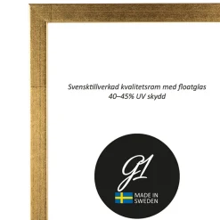 G1 Galleriet Ram 2A Guld 29,7x42cm A3 | Ramar