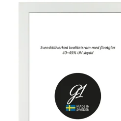 G1 Galleriet Ram 2D Vit 29,7x42cm A3 | Ramar
