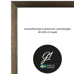 G1 Galleriet Ram 2i Brun 13x18cm | Ramar