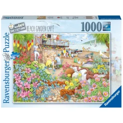 Barn Ravensburger pussel – Beach Garden Cafe. 1000 bitar, 70×50 cm.