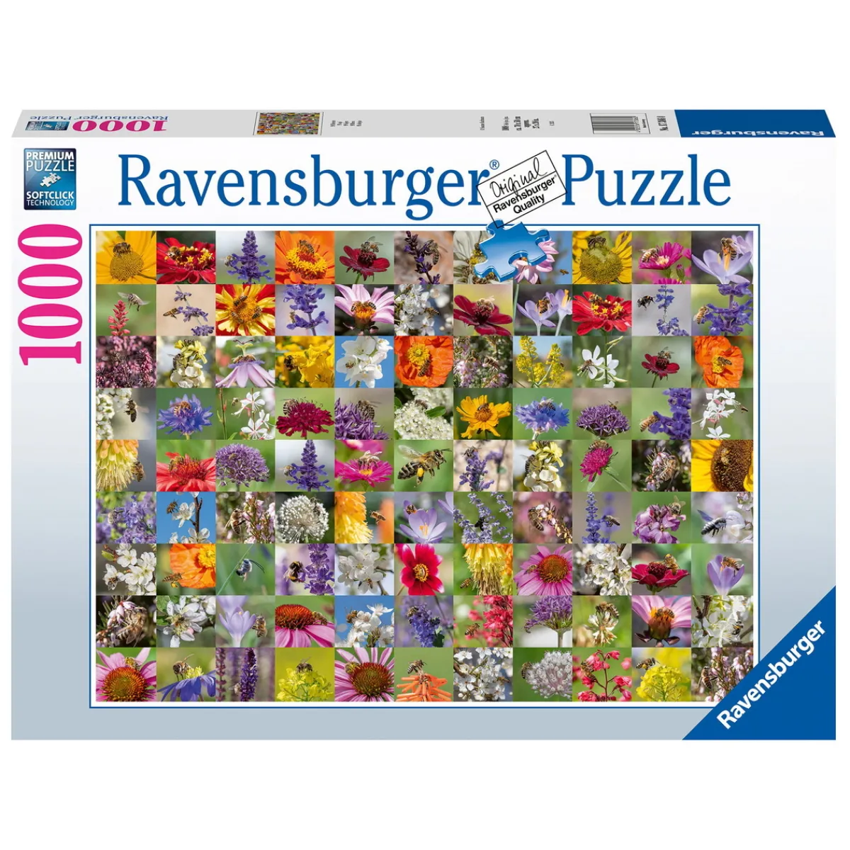 Ravensburger pussel – Bee Collage. 1000 bitar, 70×50 cm. | Barn Pussel