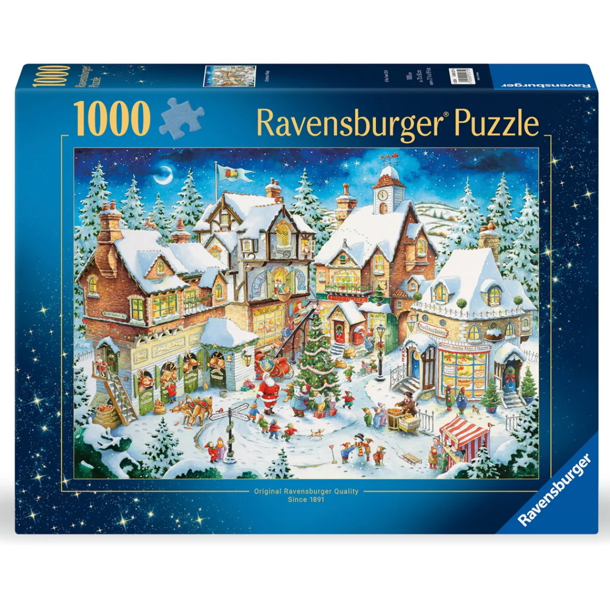Ravensburger pussel – Christmas Village, 1000 bitar, 70×50 cm | Barn Pussel