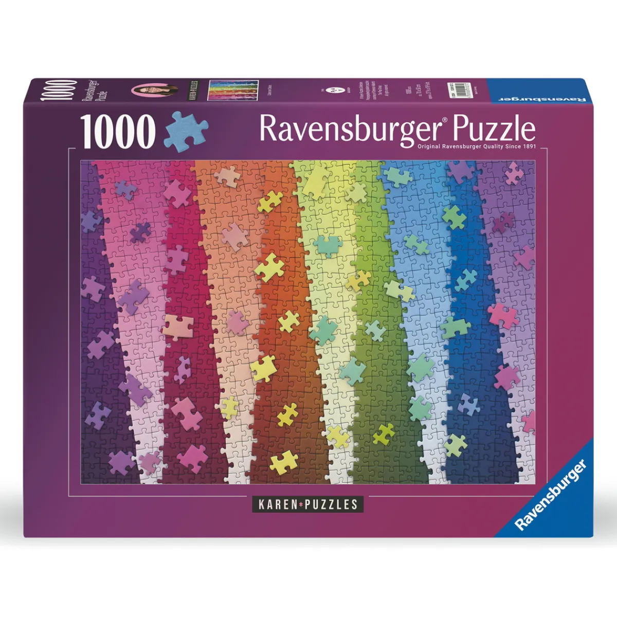 Ravensburger pussel – Colors On Colors. 1000 bitar, 70×50 cm. | Barn Pussel