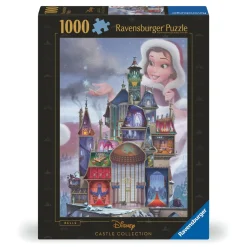 Barn Ravensburger pussel – Disney Castle Collection Belle. 1000 bitar, 50×70 cm.