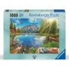 Barn Ravensburger pussel – Life At The Lake. 1000 bitar, 70×50 cm.