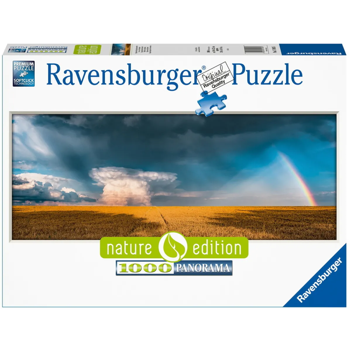 Barn Ravensburger pussel – Mysterious Rainbow Panorama. 1000 bitar, 98×38 cm.