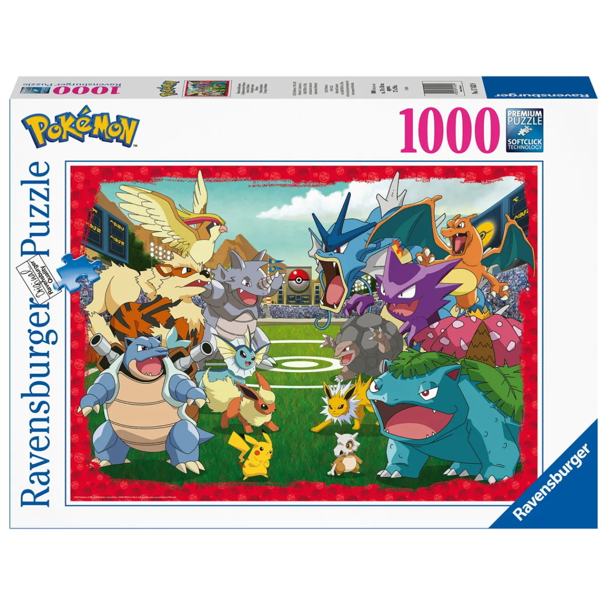 Barn Ravensburger pussel – Pokémon Showdown. 1000 bitar, 70×50 cm.