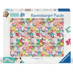 Barn Ravensburger pussel – Squishmallows Collage. 1000 bitar, 70×50 cm.