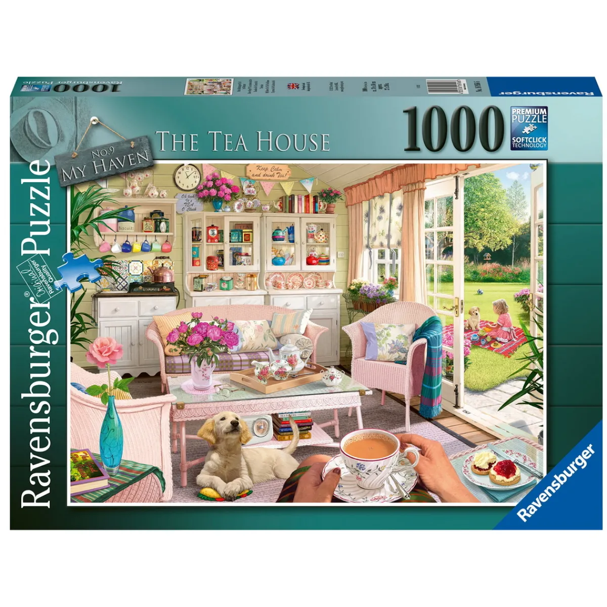 Ravensburger pussel – The Tea House, 1000 bitar, 70×50 cm. | Barn Pussel