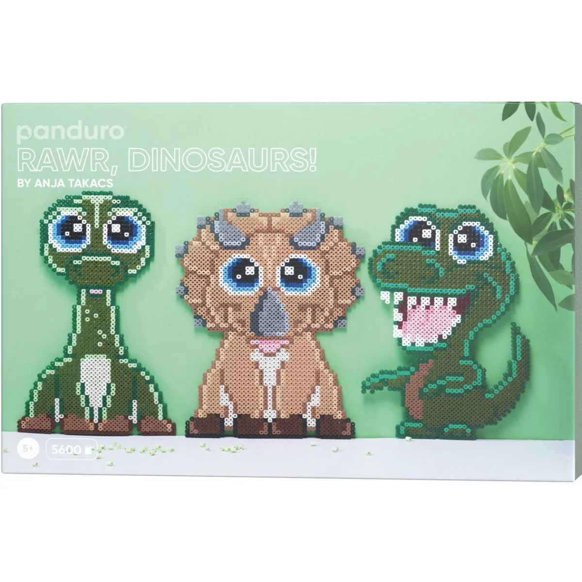 Barn Panduro Iron Beads Rawr Dinosaurs! by Anja Takacs, pärla 3 helt livsfarliga dinosaurier! H. 27–29 cm