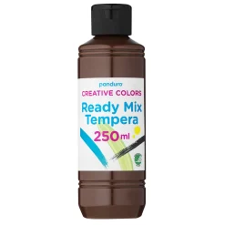 Creative Colors Ready Mix tempera 250ml brun | Barn Barnfärg