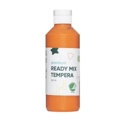 Panduro Hobby Ready Mix Tempera, svanenmärkt hobbyfärg för barn 250 ml, orange | Barn Barnfärg