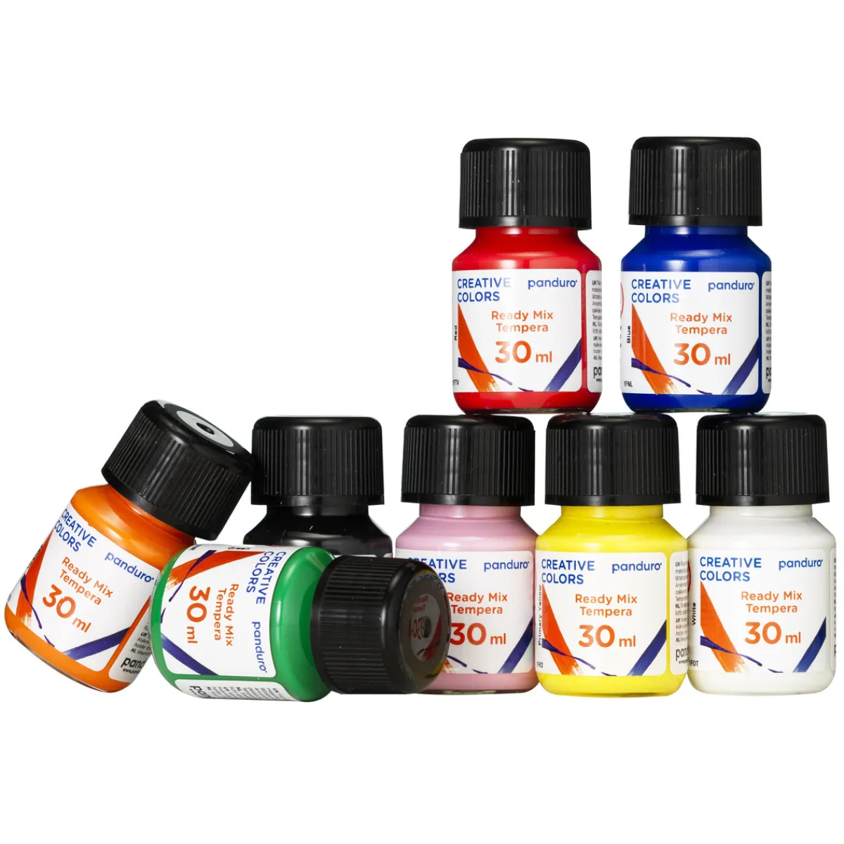 Creative Colors Ready Mix Tempera 8x30ml Basic | Barn Barnfärg