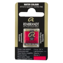 Rembrandt akvarellfärg halvkopp – Quinacridone rose reddish 367 | Akvarell- & Vattenfärger