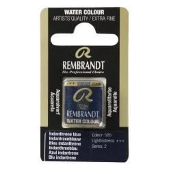 Rembrandt akvarellfärg halvkopp – Cobalt Turquoise Blue 586