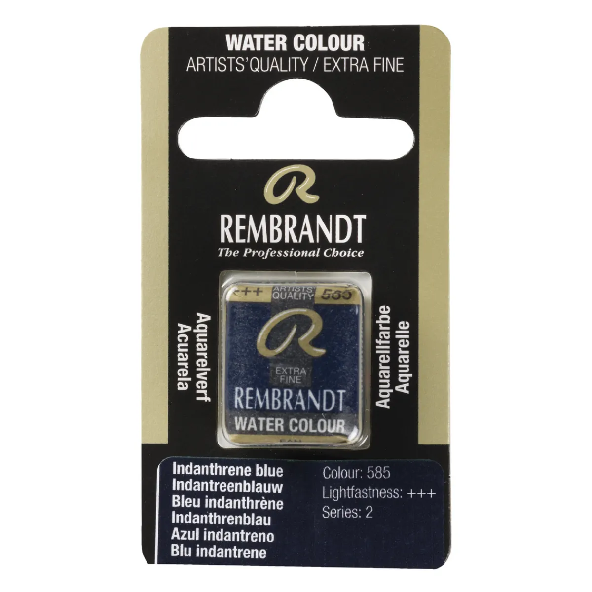 Rembrandt akvarellfärg halvkopp – Cobalt Turquoise Blue 586