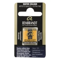 Rembrandt akvarellfärg halvkopp – Gold Ochre 231
