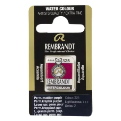 Rembrandt akvarellfärg halvkopp – Alizarin Crimson 326