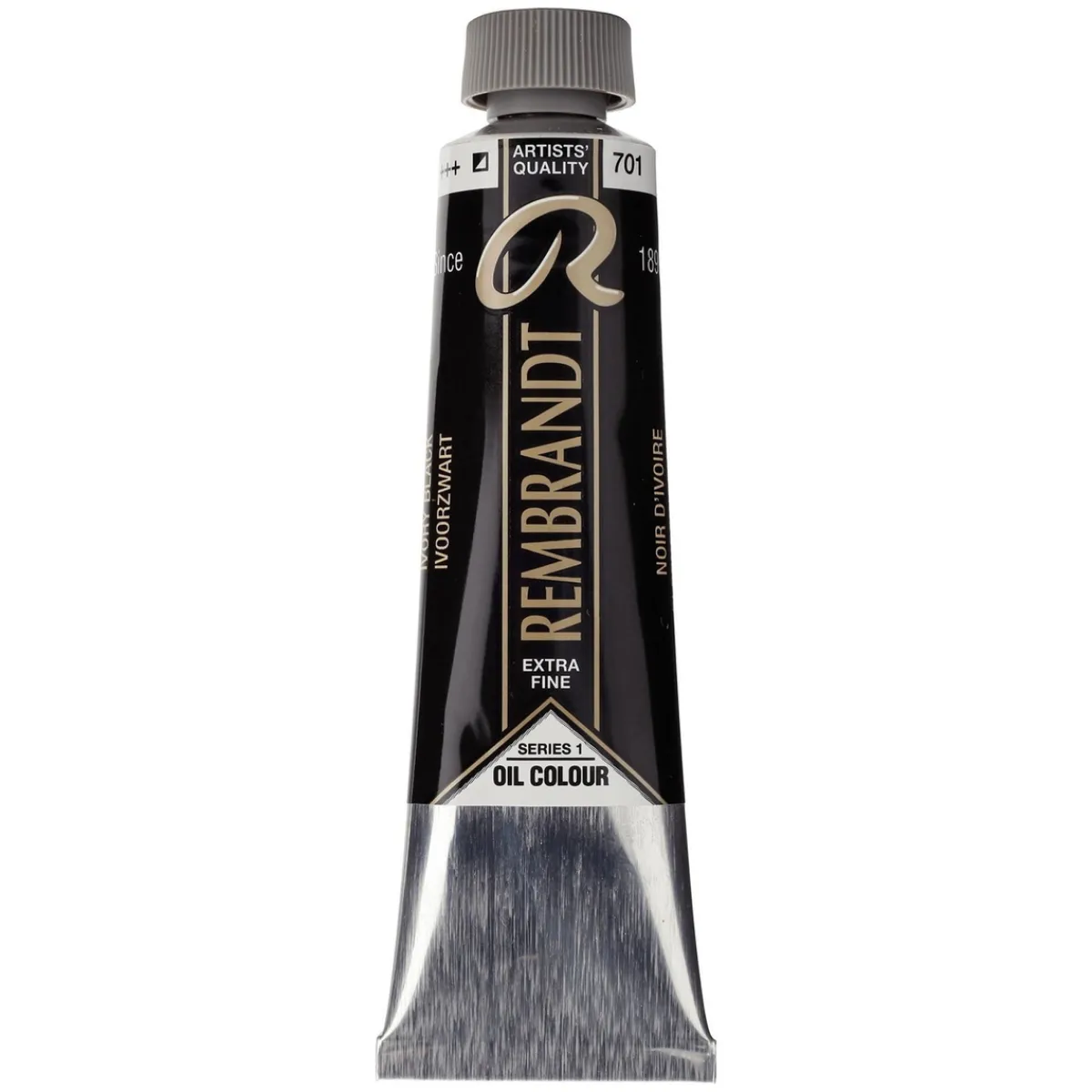 Rembrandt oljefärg 40 ml Ivory Black - 701