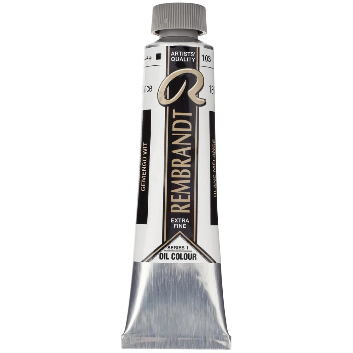 Rembrandt oljefärg 40 ml Mixed White (Safflower Oil) - 103 | Oljefärger