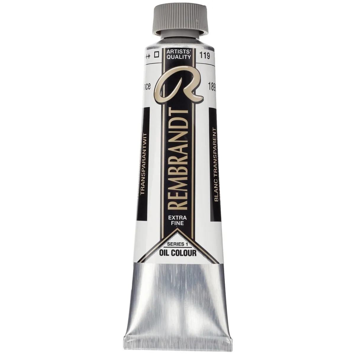 Rembrandt oljefärg 40 ml Transparent White (Safflower Oil) - 119