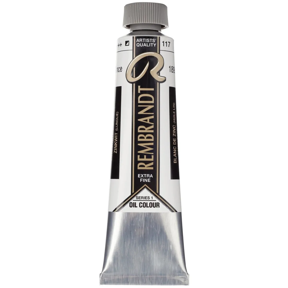 Rembrandt oljefärg 40 ml Zinc White (Linseed oil) - 117 | Oljefärger