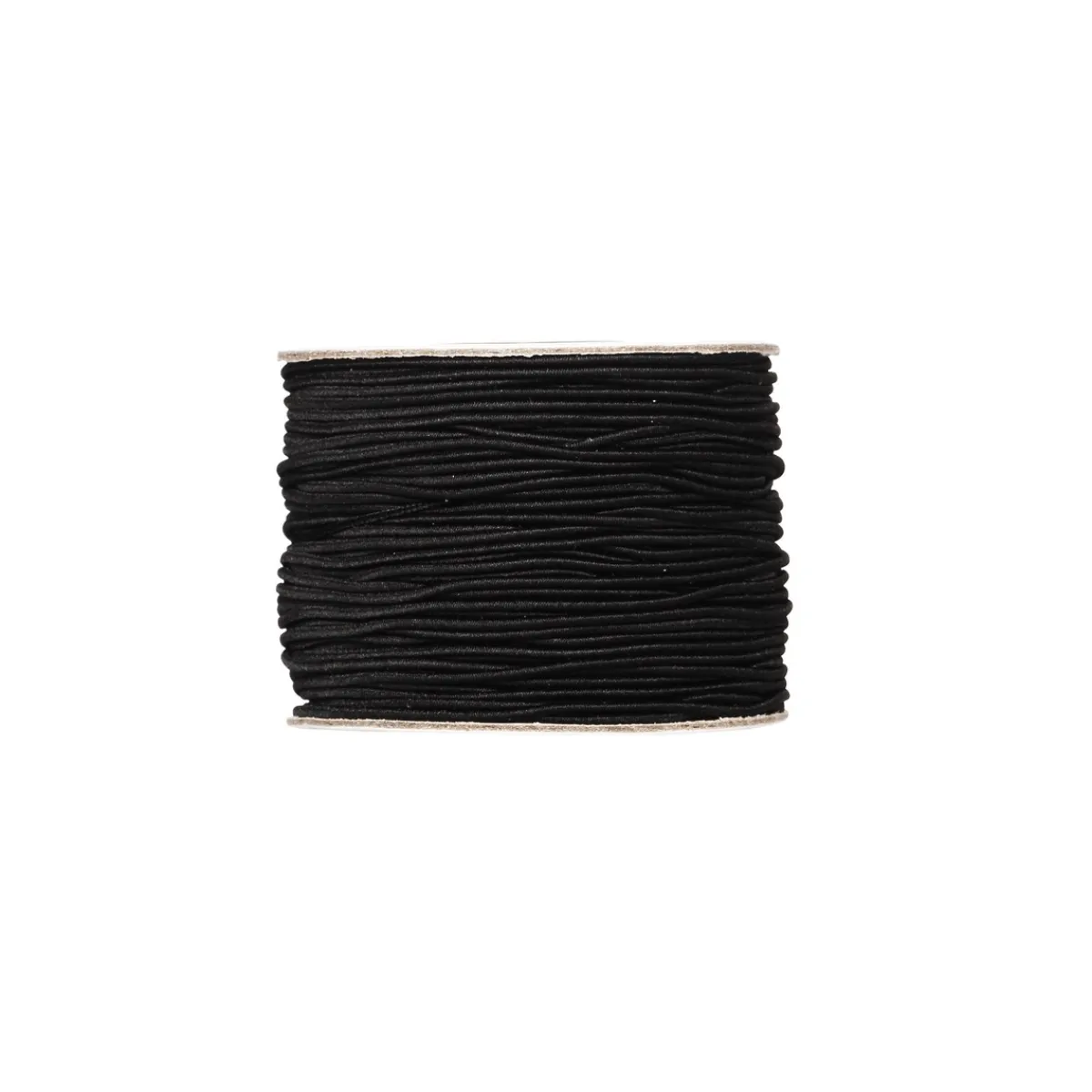 Panduro Hobby Resårband, elastisk tråd, svart – 50 meter, Ø1 mm tjocklek