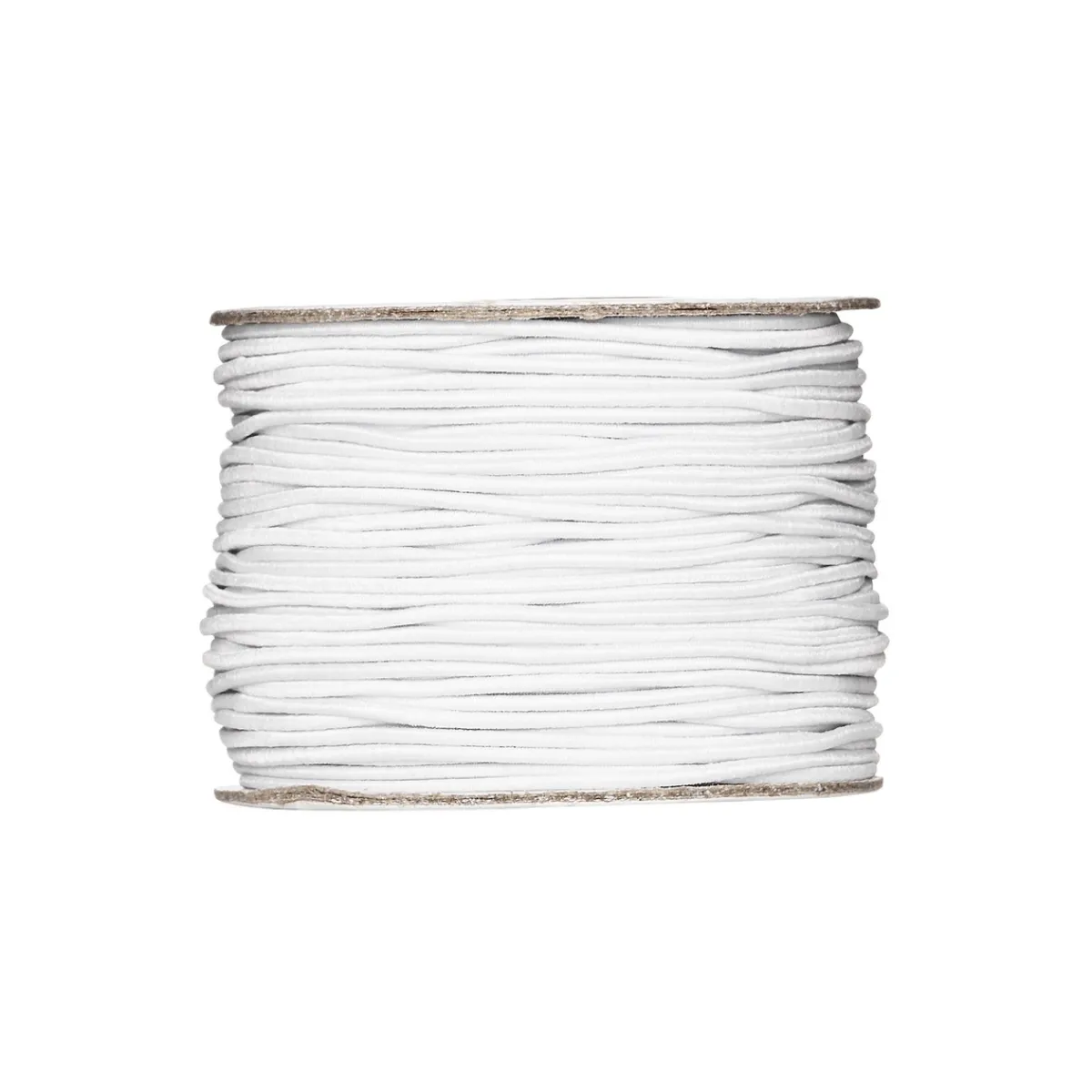 Panduro Hobby Resårband, elastisk tråd, vit – 50 meter, Ø1 mm tjocklek | Resår