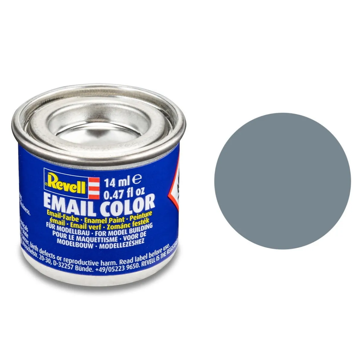 Revell hobbyfärg 14 ml - 57 Grey / mat | Emaljfärger