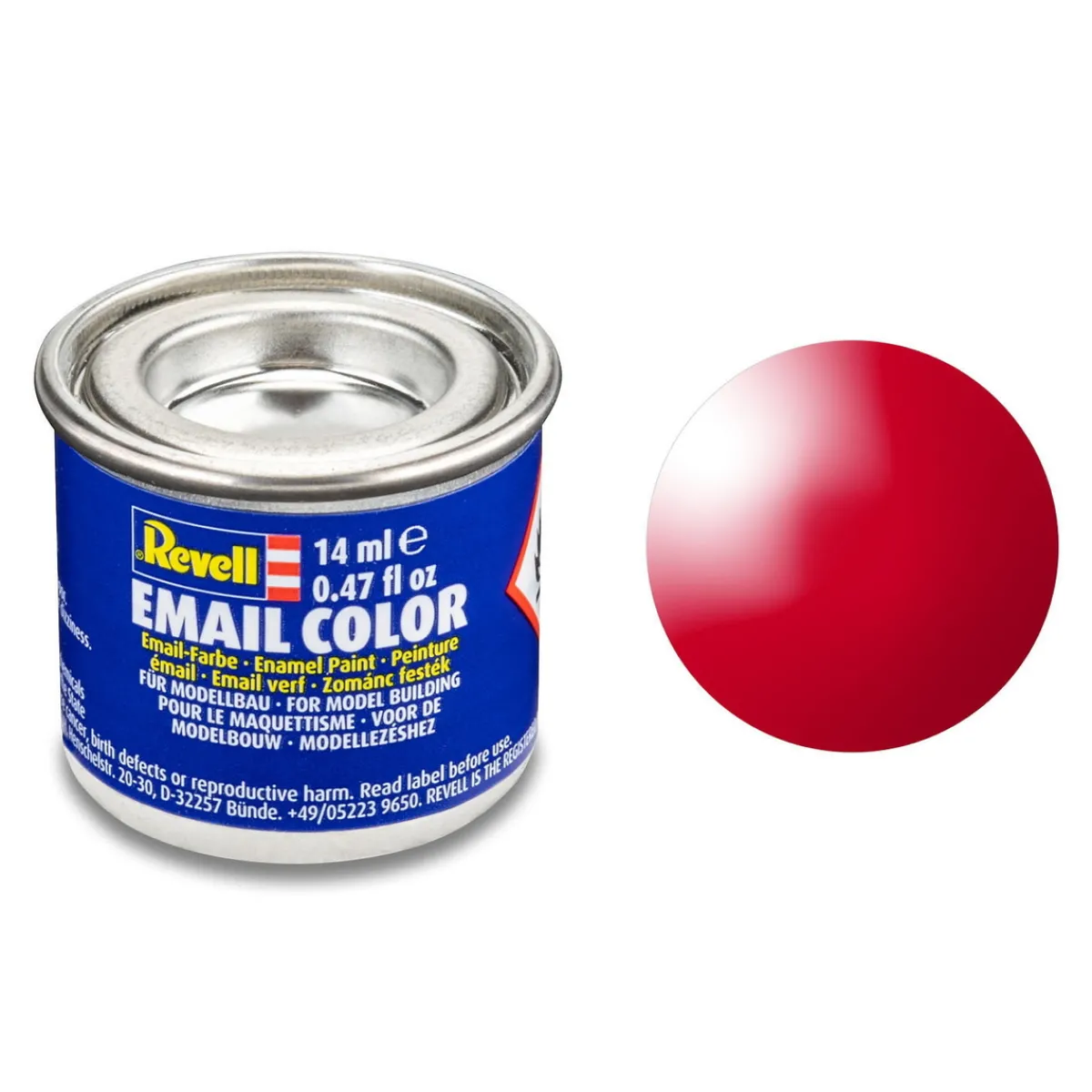 Revell hobbyfärg 14 ml - 34 Italian red / gloss | Emaljfärger