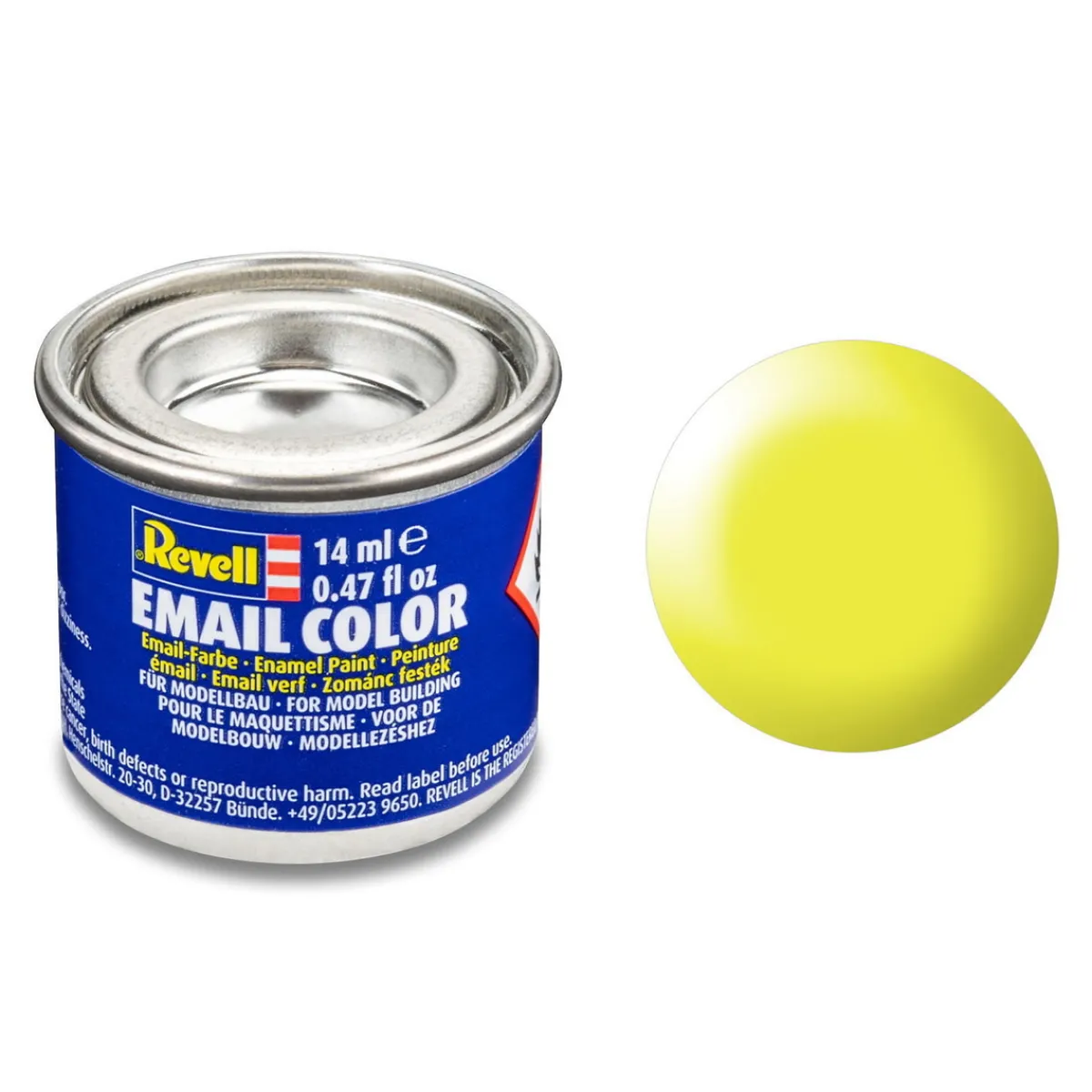 Revell hobbyfärg 14 ml - 312 Luminous yellow / silk | Emaljfärger