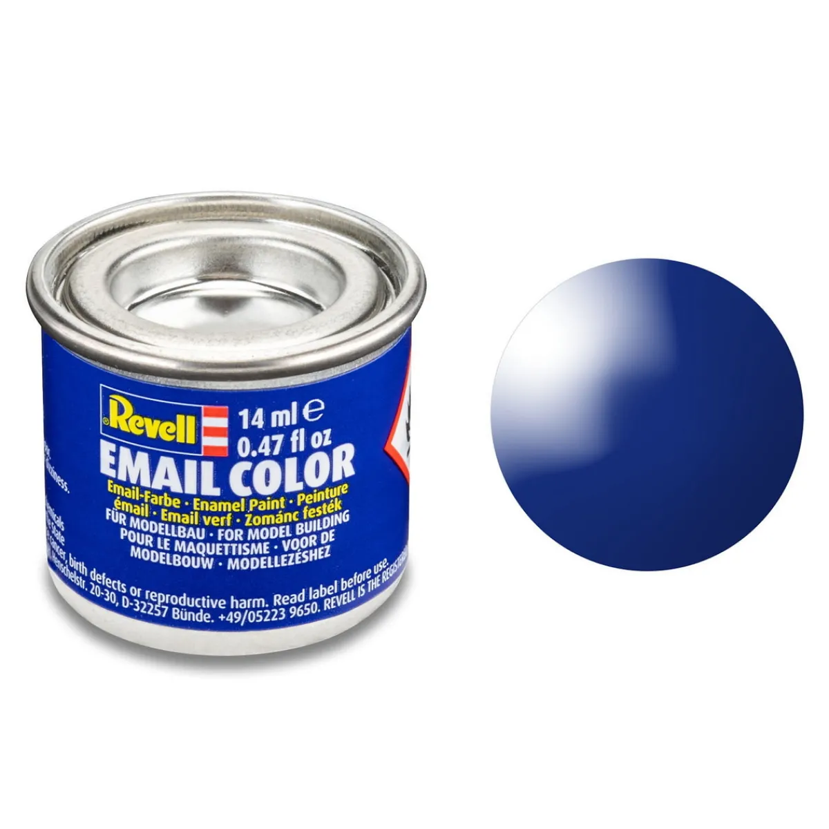 Revell hobbyfärg 14 ml - 51 Ultramarine blue / gloss | Emaljfärger