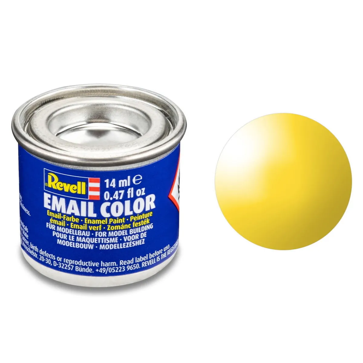 Revell hobbyfärg 14 ml - 12 Yellow / gloss | Emaljfärger