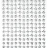 Panduro Hobby Rhinestone stickers blommor kristall – 286 kristalllikande blommor. Ø8 mm | Rhinestonestickers