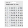 Panduro Hobby Rhinestone Stickers iriserande hjärtan – totalt 240 hjärtan som är Ø8 mm