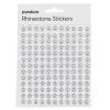 Panduro Hobby Rhinestone Stickers iriserande blommor – totalt 286 blommor som är Ø8 mm | Rhinestonestickers