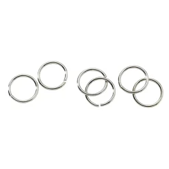 Panduro Jewellery Ringöglor Ø9 silvfg 10 st