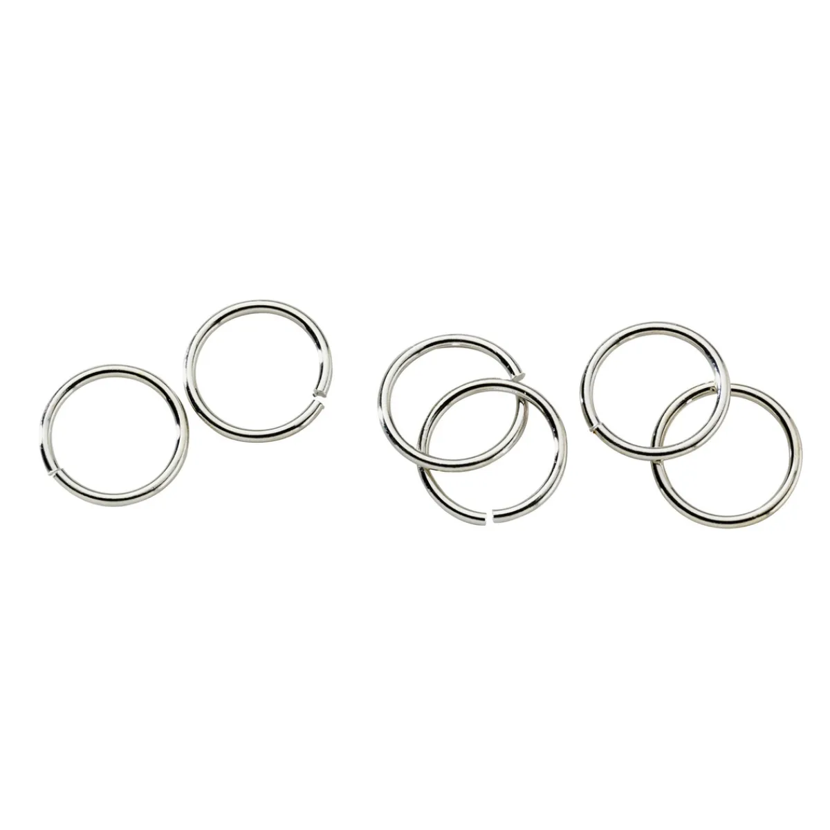 Panduro Jewellery Ringöglor Ø9 silvfg 10 st