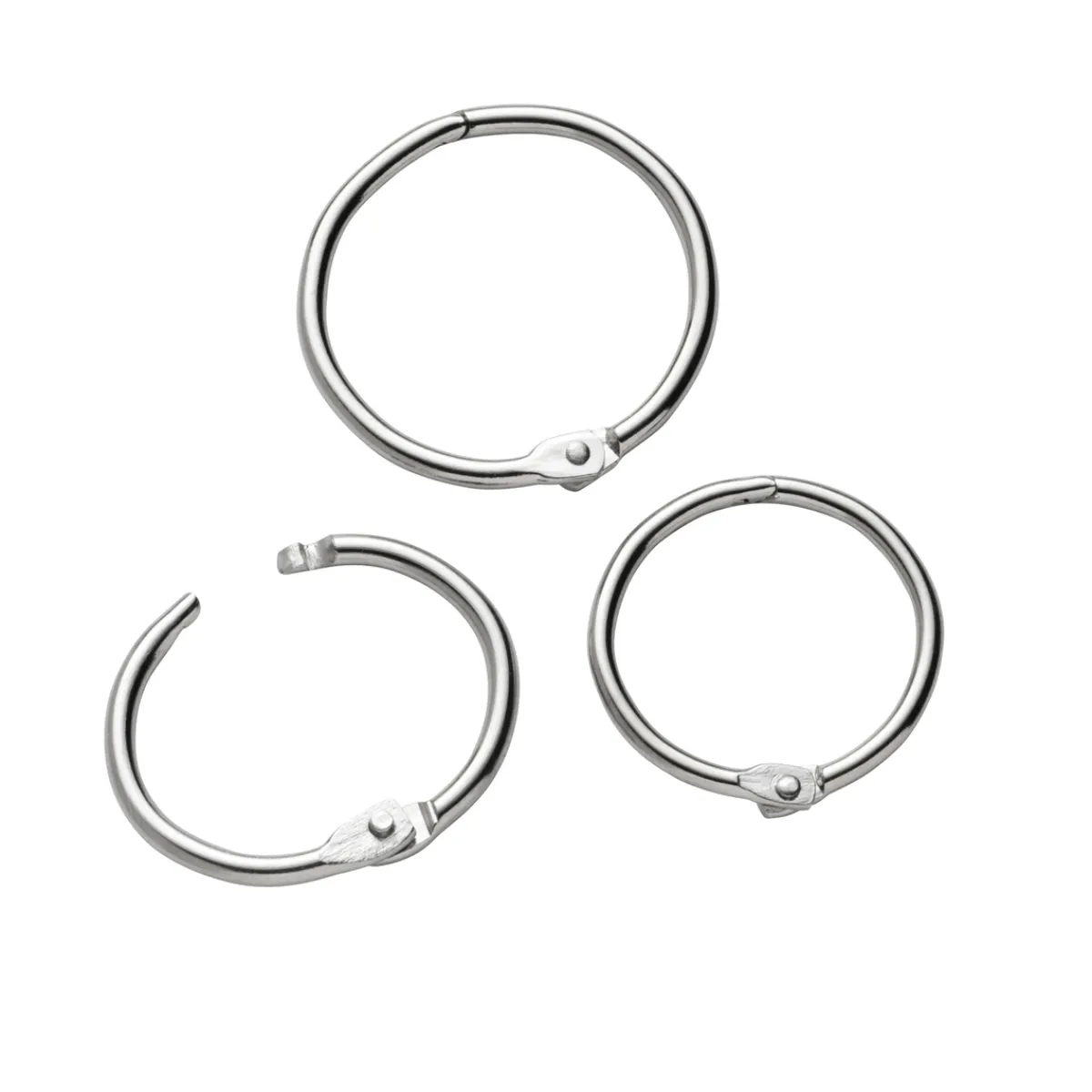 Panduro Hobby Ringklämmor 25/30 mm 8 st | Nyckelringar & Ringar