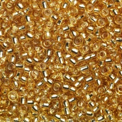 Preciosa Rocaillespärla 6/0 guld semitr