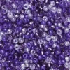 Preciosa Rocaillespärla 9/0 mix lila & glas, 30 gram glaspärlor à Ø2,4–2,8 mm | Rocaillespärlor