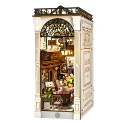 Robotime Rolife DIY Bookend Arcade Dating miniatyr diorama – TGB10, 106×195×255 mm