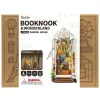 Robotime Rolife DIY Booknook Garden House bokstöd miniatyr – TGB06, 110×241×203 mm