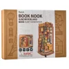 Robotime Rolife DIY Booknook Silent Corner Study bokstöd miniatyr – TGE02, 118×118×249 mm | Grundsatser