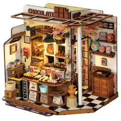 Robotime Rolife DIY Henrys Chocolates miniatyr diorama – DG174, 213×170×203 mm