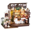 Robotime Rolife DIY No.17 Café miniatyr diorama – DG162, 250×150×195 mm