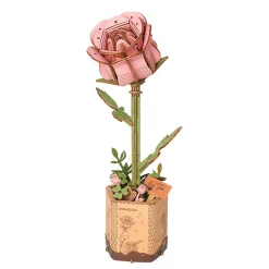 Robotime Rolife DIY Wooden Flower 3D-pussel träblomma TW021 Lilac 75×70×255 mm